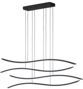 Κρεμαστό Φωτιστικό Οροφής LED 76W Fisk Μαύρο 2700-6500K 61042 Fischer Honsel-61042-Μαύρο 61042
