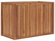 Ζαρντινιέρα Υπερυψωμένη 100 x 50 x 70 εκ. από Μασίφ Ξύλο Teak