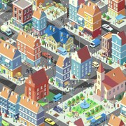 Παιδική Ταπετσαρία Τοίχου Citylife L97601 Πολύχρωμη 53 cm x 10 m