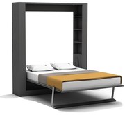 Κρεβάτι Τοίχου Nova Dark Gray - Dark Gray 150x200cm