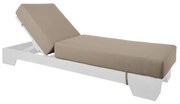 VERANO Μαξιλάρι Ξαπλώστρας (B) Ύφ.Cappuccino Water Repellent με Φερμουάρ - Velcro  208(76 132)x69/20cm [-Μπεζ-Tortora-Sand-Cappuccino-] [-Ύφασμα-] Ε226,Μ3