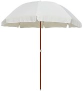 vidaXL Ομπρέλα Χρώμα Άμμου 240 εκ. με Ατσάλινο Ιστό