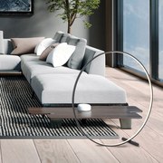 Φωτιστικό Δαπέδου LED Viokef Circle Black 4303000