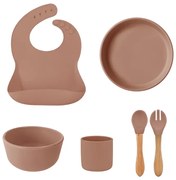 MinikOiOi Σετ BLW III από Σιλικόνη Woody Brown