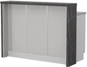 Πάγκος νησίδας Modena-Μήκος: 135 εκ.-Γκρι ανοιχτό-Black Stone