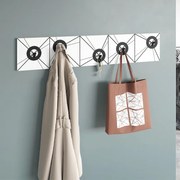 Κρεμάστρα τοίχου Vizy Megapap χρώμα λευκό 90x1,8x18εκ. - GP037-0206,1