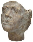 Κασπώ ArteLibre Πρόσωπο Χρυσό Τσιμέντο 23x18x24cm Arte-05151834