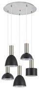 Φωτιστικό Οροφής Πολύφωτο Homelighting 77-8926 Flex Nickel