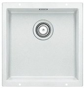 Blanco Subline-U 400-U White SILGRANIT™ PuraDur™ Γρανιτένιος Νεροχύτης Υποκαθήμενος με 1 Γούρνα 43x46 cm