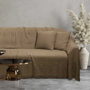 Ριχτάρι 0233 Brown Das Home Τριθέσιο 180x300cm Πολυέστερ