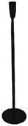 Κηροπήγιο Επιδαπέδιο Jelicoe 422027 10,5x50cm Black Eglo Steel