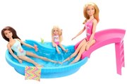 Εξωτική Πισίνα Με Κούκλα Barbie HRJ74 Pink-Blue Mattel