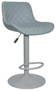 Σκαμπό Μπάρ Bar94 Grey Pu 48x50x107.5εκ. Το προϊόν πωλείται ως σετ 2 τεμαχιων