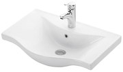 Νιπτήρας BASIC 65 γυαλιστερή πορσελάνη 65x46cm 3WAY065PC0