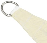 Πανί Σκίασης Τρίγωνο Κρεμ 3 x 4 x 4 μ. από Ύφασμα Oxford