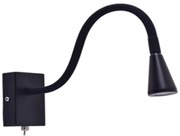 Φωτιστικό Τοίχου - Απλίκα 77-3589 SE 124-1AB Cable Black Homelighting Μέταλλο