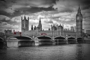 Φωτογραφία LONDON Westminster Bridge & Red Buses, Melanie Viola