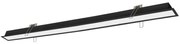 Γραμμικό Φωτιστικό Χωνευτό Viokef Sasa 3917-03198-3-B-P-N L1980 3000K Μαύρο Ματ