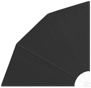 vidaXL Αδιάφανο σκίαστρο μπαλκονιού Ανθρακί 160 x 160 cm ύφασμα