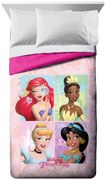Πάπλωμα Microfiber Μονό 160x240εκ. Disney Home Princess 46 Coral DimCol