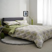 Σεντόνια Silvia-1 (Σετ 4τμχ) Green Vesta Home King Size 270x260cm 100% Βαμβάκι