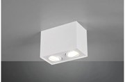 Πλαφονιέρα Φωτιστικό Οροφής 2xGU10 35W IP20 Biscuit 613000231 Trio Lighting 613000231 Λευκό