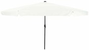 Ομπρέλα Κήπου Λευκό και Μαύρο 395 x 395 x 245 εκ.