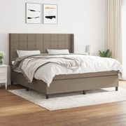 ΚΡΕΒΑΤΙ BOXSPRING ΜΕ ΣΤΡΩΜΑ TAUPE 180X200 ΕΚ. ΥΦΑΣΜΑΤΙΝΟ 3131453