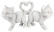 ΦΙΓΟΥΡΑ ΓΑΤΑ 'KITTEN' ΠΟΛΥΡΕΖΙΝΗ ΓΚΡΙ 7.5X20X11CM 2ΤΜΧ