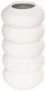 Βάζο Nouveau 21293 8x8x16cm White GloboStar Κεραμικό