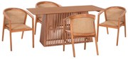 Intrahome ΣΕΤ ΤΡΑΠΕΖΑΡΙΑΣ 5ΤΜΧ SCASABLANCAINCASABLANCALTCASABLANCAIE-CASABLANCALTCASABLANCAIHERESE .02 ΟΡΘΟΓΩΝΙΟ ΤΡΑΠΕΖΙ &amp; 4 ΚΑΡΕΚΛΕΣ intraho-0007950