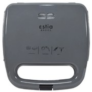 Τοστιέρα για 2 Τοστ 750W Γκρι Aroma Grey Estia