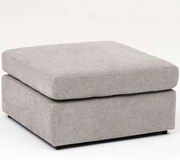 Σκαμπό Mottona 825BLC2876 90x90x43cm Light Grey