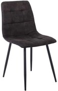 Καρέκλα Lydia ΕΜ7911,4 44x55x86cm Black Μέταλλο,Ύφασμα