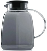 Κανάτα Με Καπάκι 280TMA1975 20x14x20cm 2000ml Grey Hermia Γυαλί,Bamboo