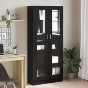 vidaXL Βιβλιοθήκες 2 τμχ Μαύρη Δρυς 82,5x30,5x185 εκ - Επεξεργασμένο Ξύλο