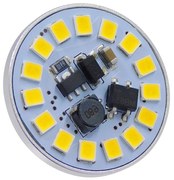 GloboStar® 76108 Λάμπα G4 LED SMD 2835 3W 330lm 120° DC 12-24V Back Pin Φυσικό Λευκό 4500K Dimmable