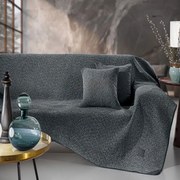 Ριχτάρι Lama Anthracite Guy Laroche Τριθέσιο 170x300cm Πολυέστερ