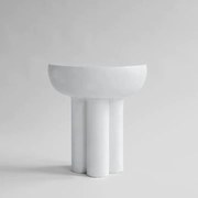 Τραπέζι Crown Table Tall Bone White Fiber Concrete 50x45x45cm 101 COPENHAGEN