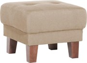 Πουφ Roce-Μπεζ - 56.00Χ56.00Χ44.00cm
