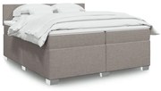 ΚΡΕΒΑΤΙ BOXSPRING ΜΕ ΣΤΡΩΜΑ TAUPE 200X200 ΕΚ. ΥΦΑΣΜΑΤΙΝΟ 3288292