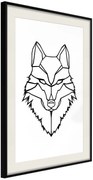 Αφίσα - Wolf Look - 30x45 - Μαύρο - Με πασπαρτού