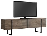 Έπιπλο τηλεόρασης Luxe Megapap χρώμα καρυδί 180x30x50εκ.-GP052-0117,2