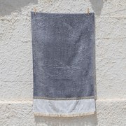 Πετσέτα Θαλάσσης (80x160) White Fabric Seagull Grey