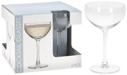 Σετ Ποτήρια Σαμπάνιας/Coctail Excellent Houseware Γυάλινα χωρητικότητας 240ml - 4 τεμάχια