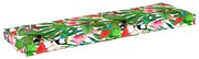 vidaXL Μαξιλάρι παλέτας για πάγκο Floral Πολύχρωμο 140 x 40 x 8 εκ.
