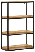 vidaXL Βιβλιοθήκη 70x35x110 εκ. Μασίφ Ξύλο Χοντρό Μάνγκο