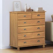 vidaXL Κομοδίνο 'ASKIM'91x40x95,5 εκ. Μασίφ Ξύλο Πεύκου