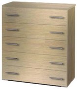 SARFURNITURE Συρταριέρα 5άρα (80φ) δρυς SAR-110961