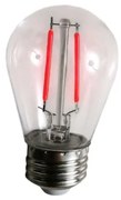 Λάμπα LED αδιάβροχη 10τμχ. E27 2W 220V RZ-163 Κόκκινος φωτισμός
